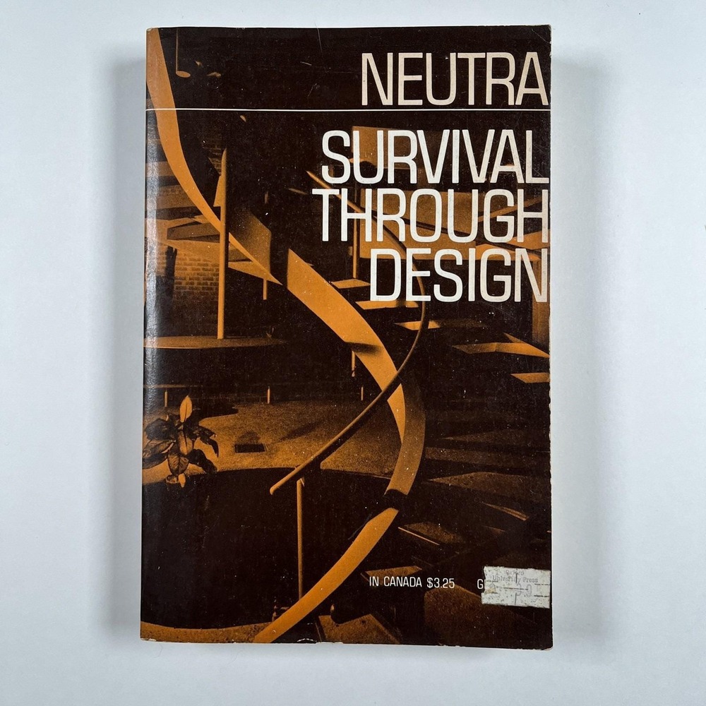 Richard Neutra Survival Through Design 1969 Oxford Paperback Vintage